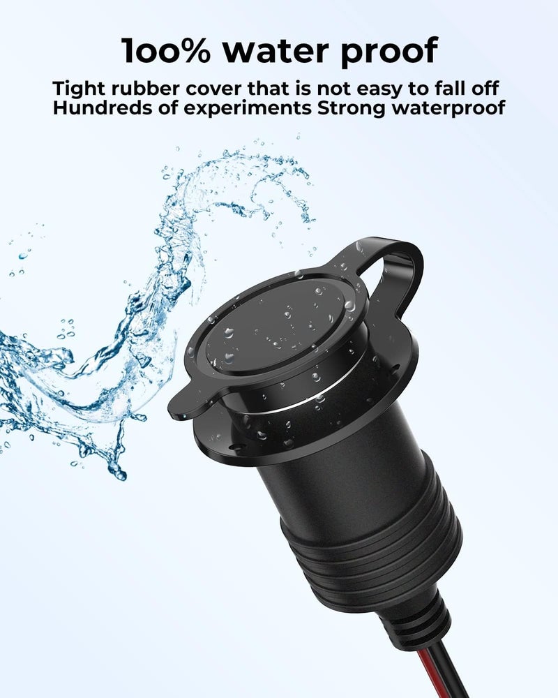 Foruly Dual USB Port Waterproof Motorcycle Phone Charger for Honda CRF300L CRF250L 2017-2022 - USB Charger for Phone, Tablet, GPS - Image 5
